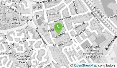 Bekijk kaart van Irenestraat 20  in Barendrecht