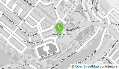 Bekijk kaart van Heijbergschool in Rotterdam