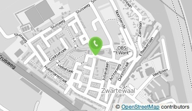 Bekijk kaart van Stichting Dorpscentrum Zwartewaal in Zwartewaal