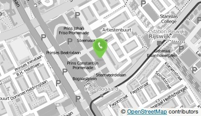 Bekijk kaart van Stg. Centr. Adm. voor Voorz. Geb. vd Gezondh.-/Welzijnszorg in Zoetermeer