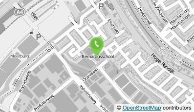 Bekijk kaart van Bernardusschool, school voor katholiek onderwijs in Zoeterwoude