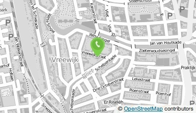 Bekijk kaart van Vreewijkstraat  in Leiden