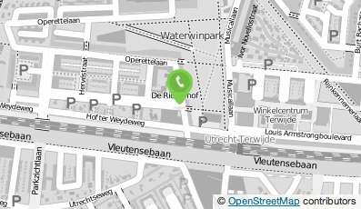 Bekijk kaart van De Ridderhof in Utrecht