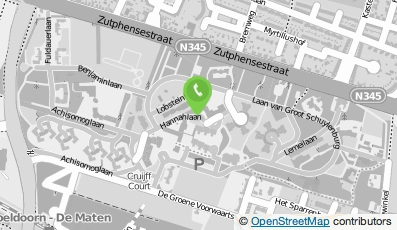 Bekijk kaart van Hannahlaan 20-24-28-32 in Apeldoorn
