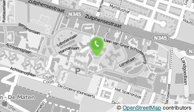 Bekijk kaart van Slingerweg & onderDAC  in Apeldoorn