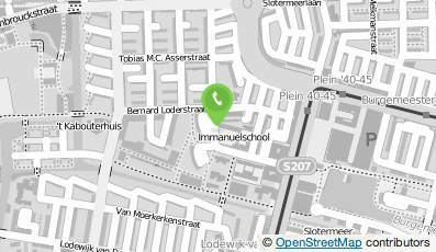 Bekijk kaart van Oecumenische basisschool De Immanuel in Amsterdam