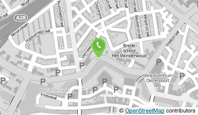Bekijk kaart van Leger des Heils W&G Overijssel Buurtcentrum Bij Bosshardt in Zwolle