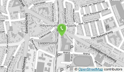Bekijk kaart van MBO College Hilversum in Hilversum
