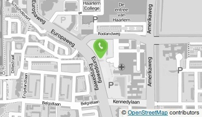 Bekijk kaart van Stg. Streeklaborat. v.d. Volksgezondh. Kennemerl. in Haarlem