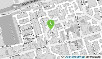 Bekijk kaart van Wijkgebouw Hoogkarspel in Hoogkarspel
