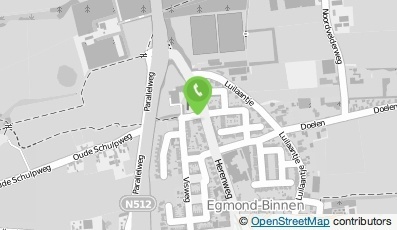 Bekijk kaart van Stichting Dorpshuis Egmond-Binnen in Egmond-Binnen