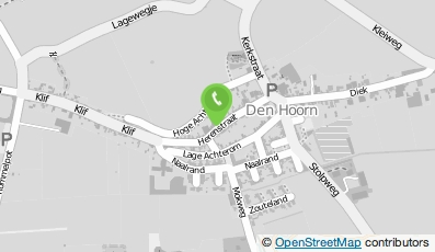 Bekijk kaart van Dorpshuis 'De Waldhoorn' in Den Hoorn (Noord-Holland)