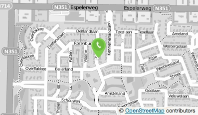 Bekijk kaart van Stichting De Knoop, Land. org. v hechtingsstoornis in Rijssen