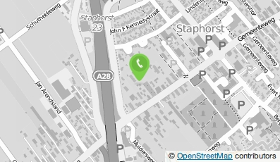 Bekijk kaart van Brandweerkazerne/werkplaats in Staphorst