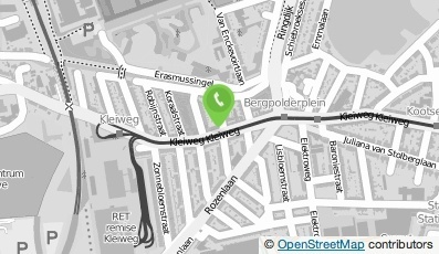 Bekijk kaart van VVE Kleiweg 221 en 223/ Smaragdstraat 23abc Rotterdam in Rotterdam
