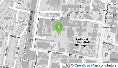 Bekijk kaart van CBG - locatie Universitair Medisch Centrum St. Radboud in Nijmegen