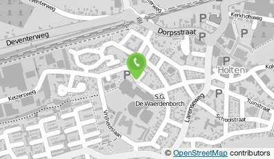 Bekijk kaart van Gymnastieklokaal Rietbergstraat in Holten