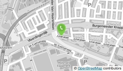 Bekijk kaart van VVE Flat Julianalaan 98 ab in Schiedam