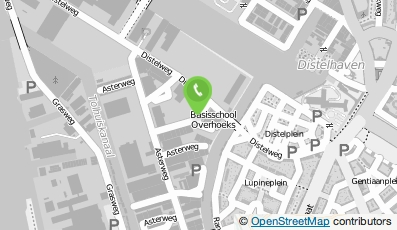 Bekijk kaart van OBS Overhoeks in Amsterdam