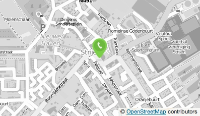 Bekijk kaart van Vereniging van eigenaars Medisch Centrum Strijen in Strijen