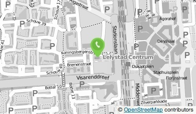 Bekijk kaart van Psychologenpraktijk ter Linden-van Sytzama in Lelystad