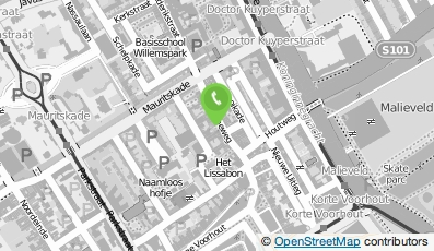 Bekijk kaart van Denneweg 108 Coöperatief UA in Den Haag