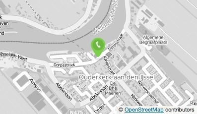 Bekijk kaart van Gemeentekantoor Ouderkerk aan den Ijssel in Ouderkerk aan den Ijssel