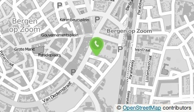 Bekijk kaart van Stichting Profbasketball West-Brabant Zeeland in Bergen op Zoom