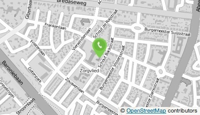 Bekijk kaart van Stichting ter exploitatie v. wijkcntr. Zorgvlied Tilburg in Tilburg