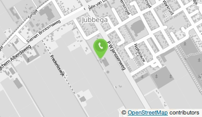 Bekijk kaart van W. Dijkstra in Jubbega