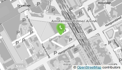 Bekijk kaart van Loungebar & Restaurant Vanzz B.V. in Amsterdam