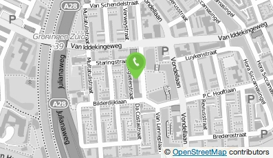 Bekijk kaart van Willems Supermarkten B.V. in Groningen