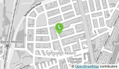 Bekijk kaart van Witte Praktijken in Santpoort-Noord