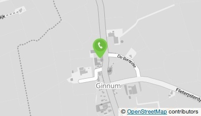 Bekijk kaart van Folkertsma Ginnum grond-, weg- en Wat.bouw/Loonbdr. B.V. in Ginnum