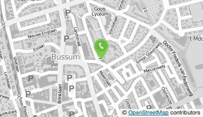 Bekijk kaart van Fysiotherapiepraktijk van Doorn in Bussum
