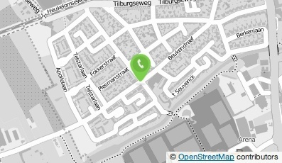 Bekijk kaart van ASVZ locatie Willem de Zwijgerlaan in Oisterwijk