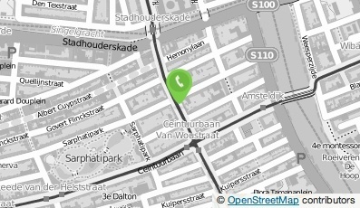 Bekijk kaart van Meng Si Massage- en Kapsalon  in Amsterdam