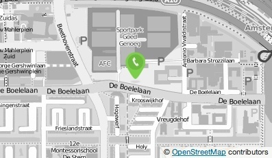 Bekijk kaart van Sporthal de Boelelaan (BL46)  in Amsterdam