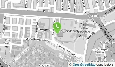 Bekijk kaart van De Mirandabad  in Amsterdam