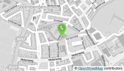 Bekijk kaart van OMO Sch.gr. Bergen op Zoom eo ; 't Ravelijn in Steenbergen (Noord-Brabant)