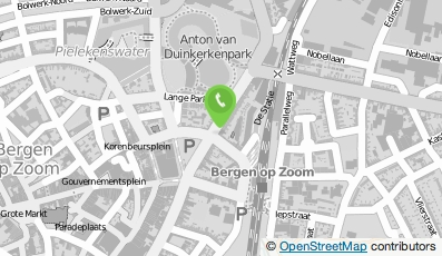 Bekijk kaart van Dameskapsalon van Bladel in Bergen op Zoom