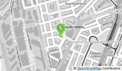 Bekijk kaart van Rodos Afhaal- en Bezorgcentrum in Amsterdam