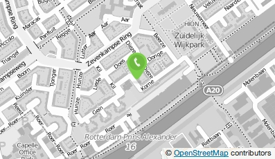 Bekijk kaart van Kleine Ster in Rotterdam