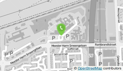 Bekijk kaart van Stichting Treant Ziekenhuiszorg in Hoogeveen