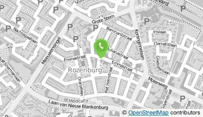 Bekijk kaart van Dierenwinkel Rozenburg in Rozenburg (Zuid-Holland)