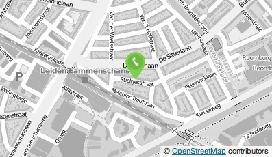 Bekijk kaart van AG Tuinen in Leiden