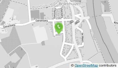 Bekijk kaart van Bed en Boterham Rutten in Broekhuizen Limburg