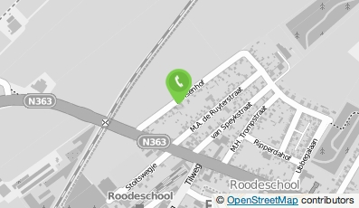 Bekijk kaart van Mirjam's Mobiele Haarservice in Roodeschool