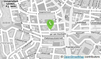 Bekijk kaart van Studio Zorgeloos in Leiden