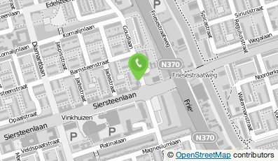 Bekijk kaart van Hondenuitlaatservice de Natte Snuit in Groningen